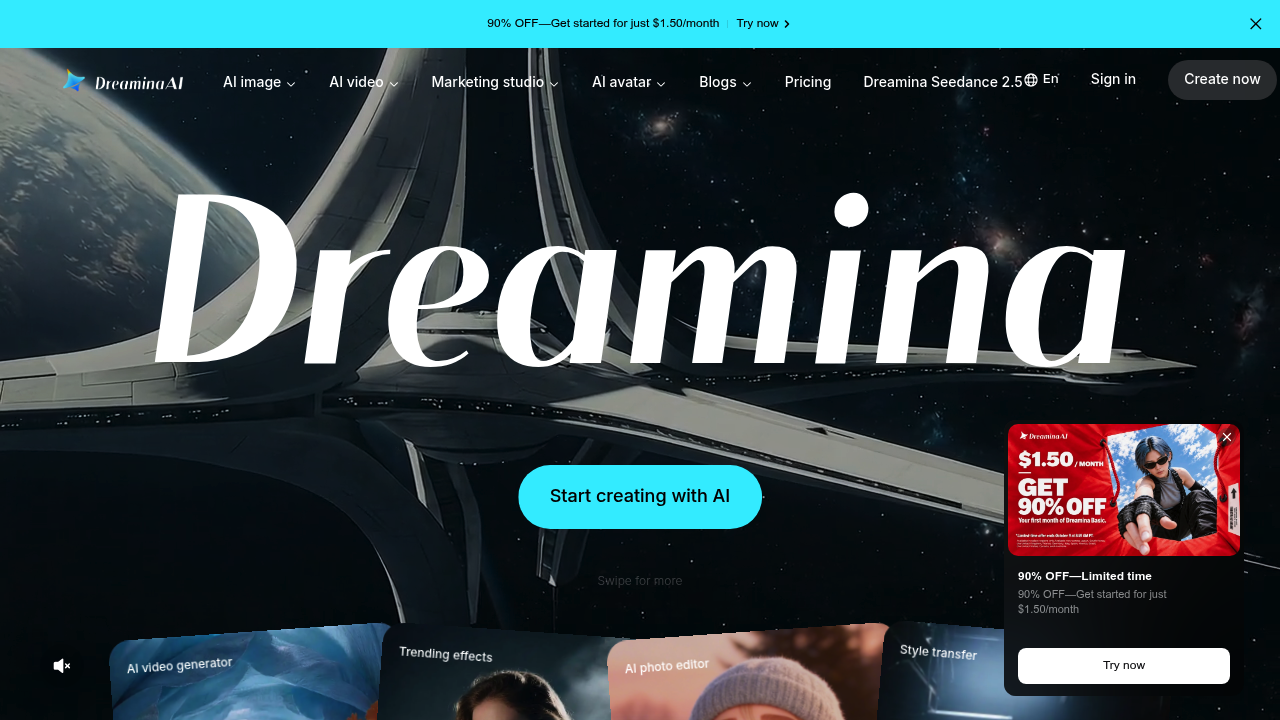 Dreamina screenshot