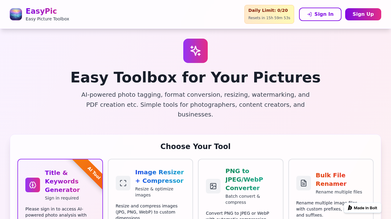EasyPic.app screenshot