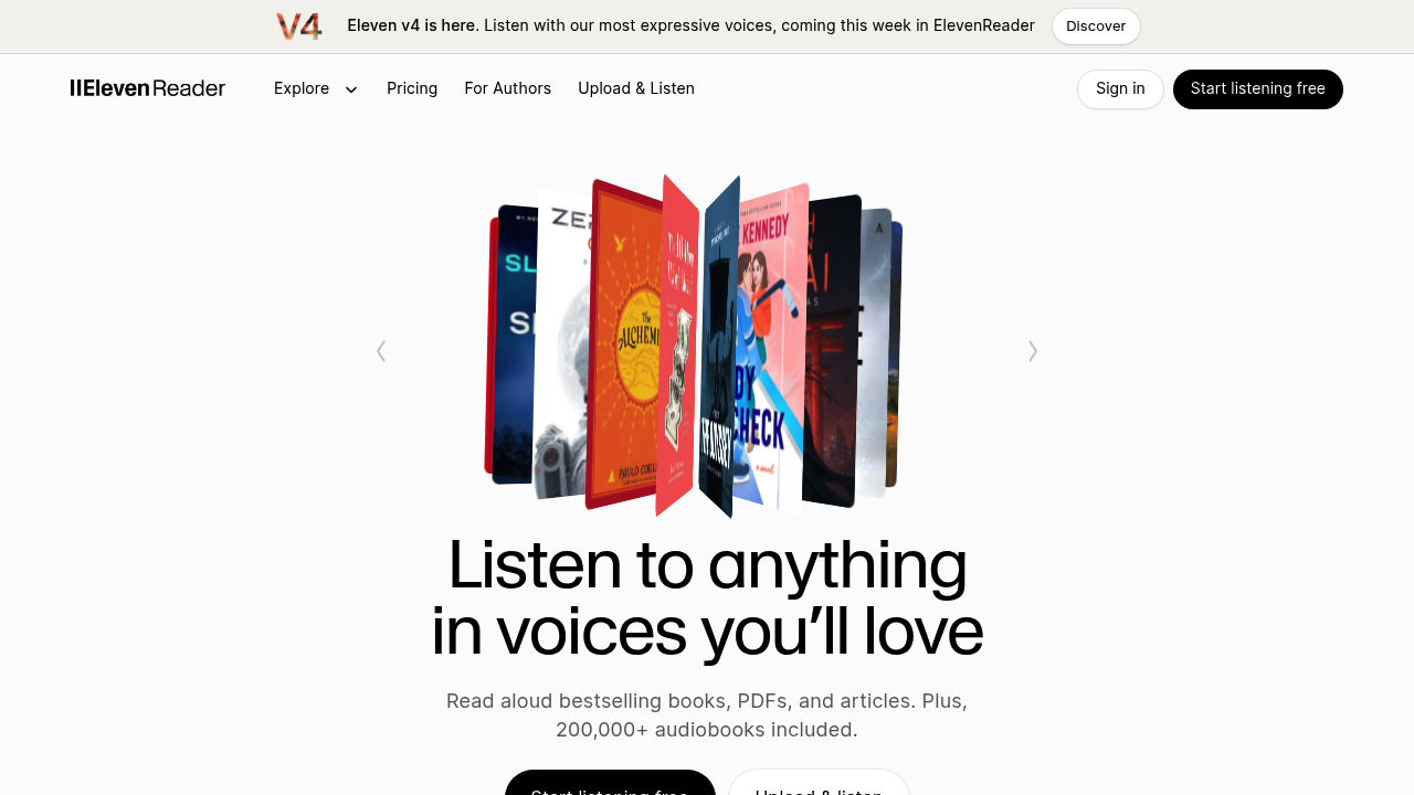 ElevenReader screenshot