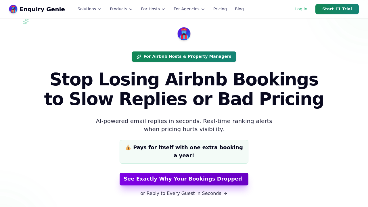 Enquiry Genie screenshot