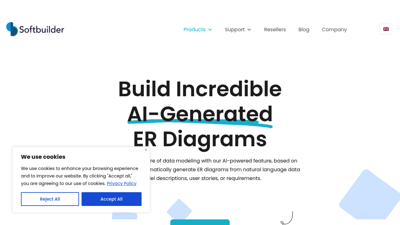 ERBuilder screenshot