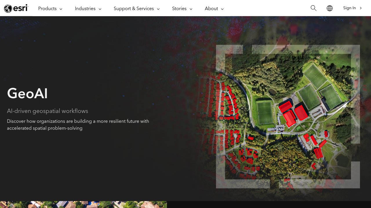 ArcGIS GeoAI screenshot