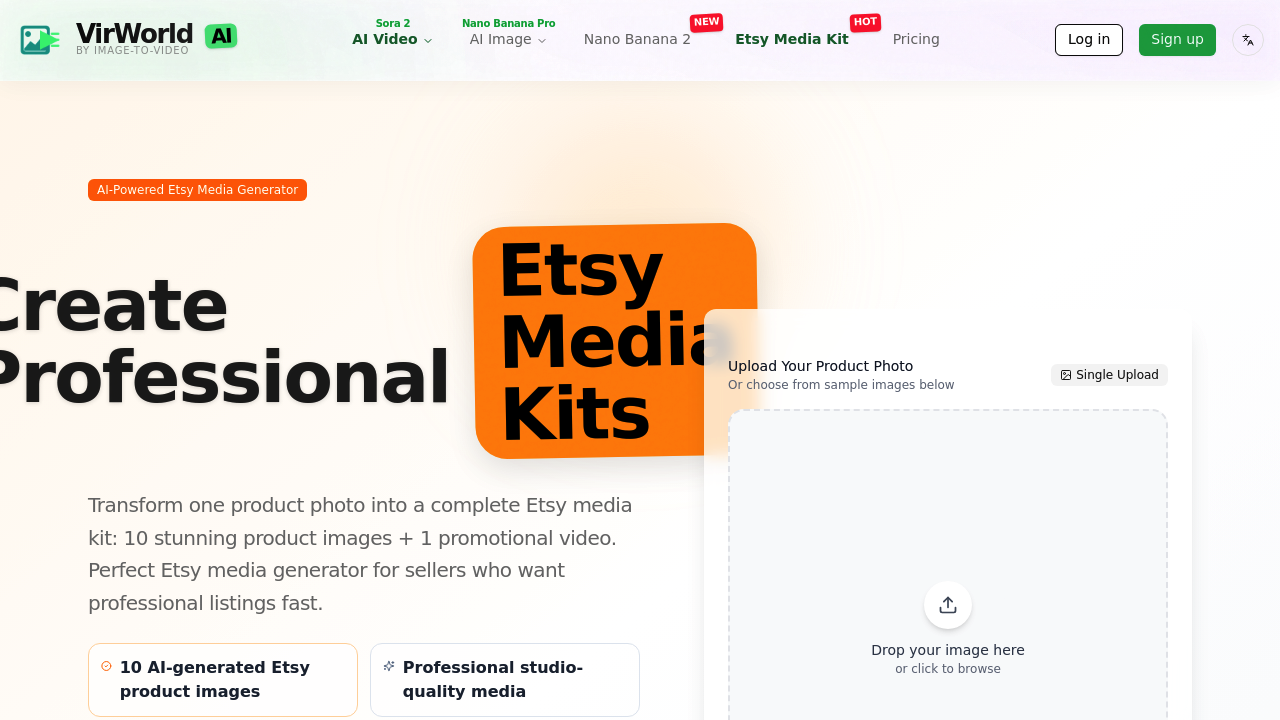 Best Etsy Media Kit Generator - Image-To-Video.app screenshot