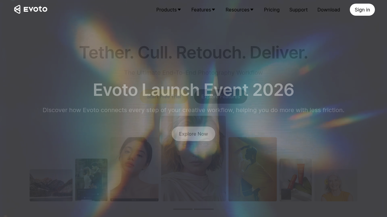 Evoto screenshot
