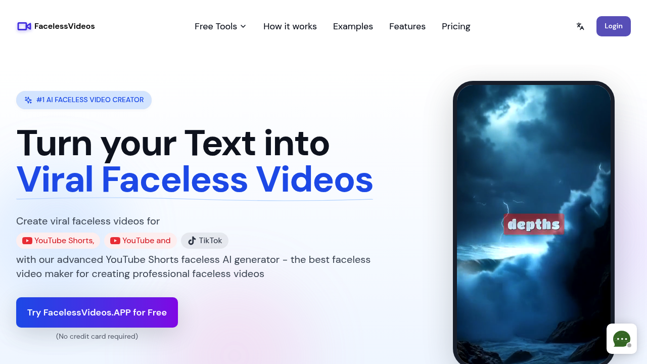 FacelessVideos screenshot