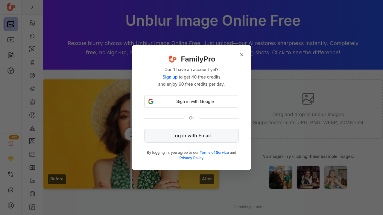 FamilyPro | Unblur Images screenshot