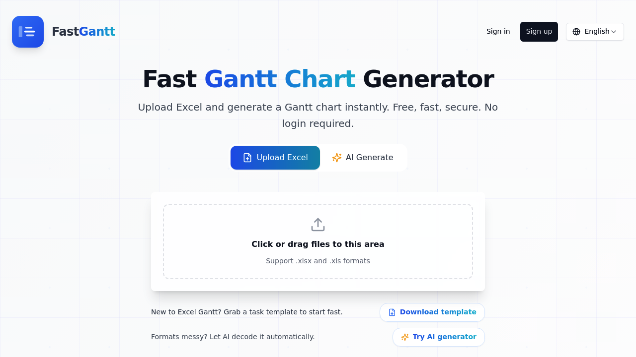 FastGantt screenshot