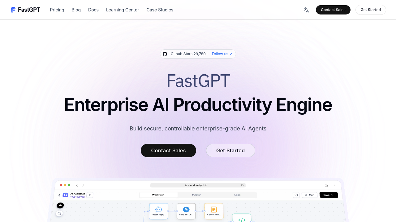 FastGPT screenshot