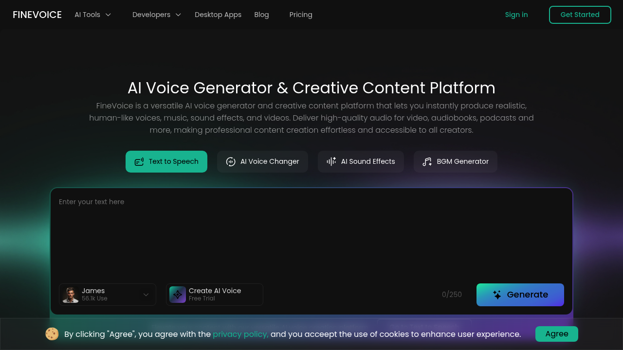 FineVoice screenshot