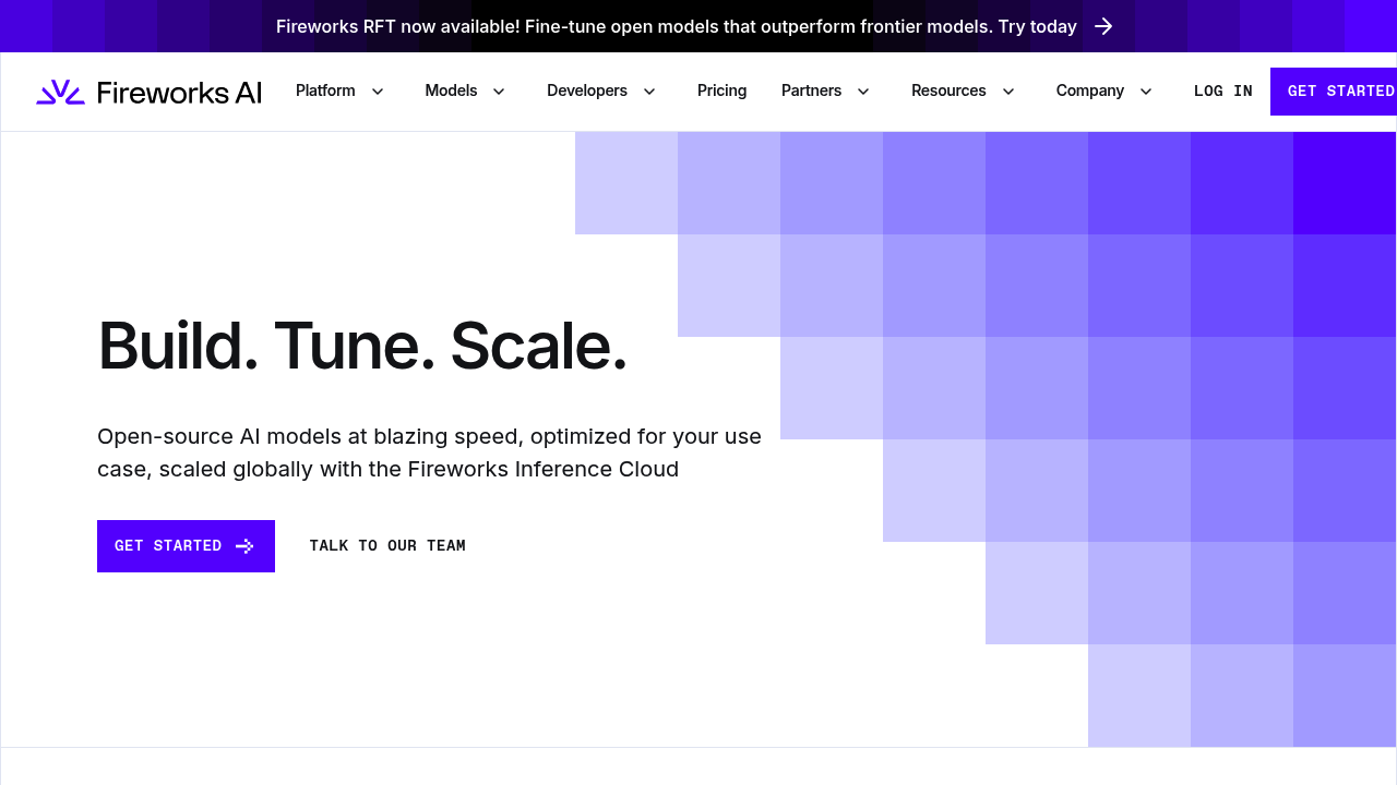 Fireworks AI screenshot