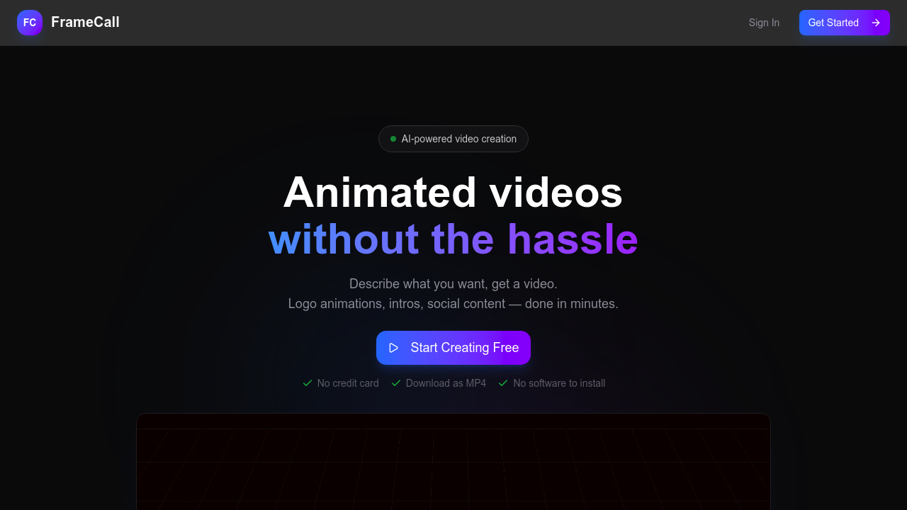 FrameCall screenshot