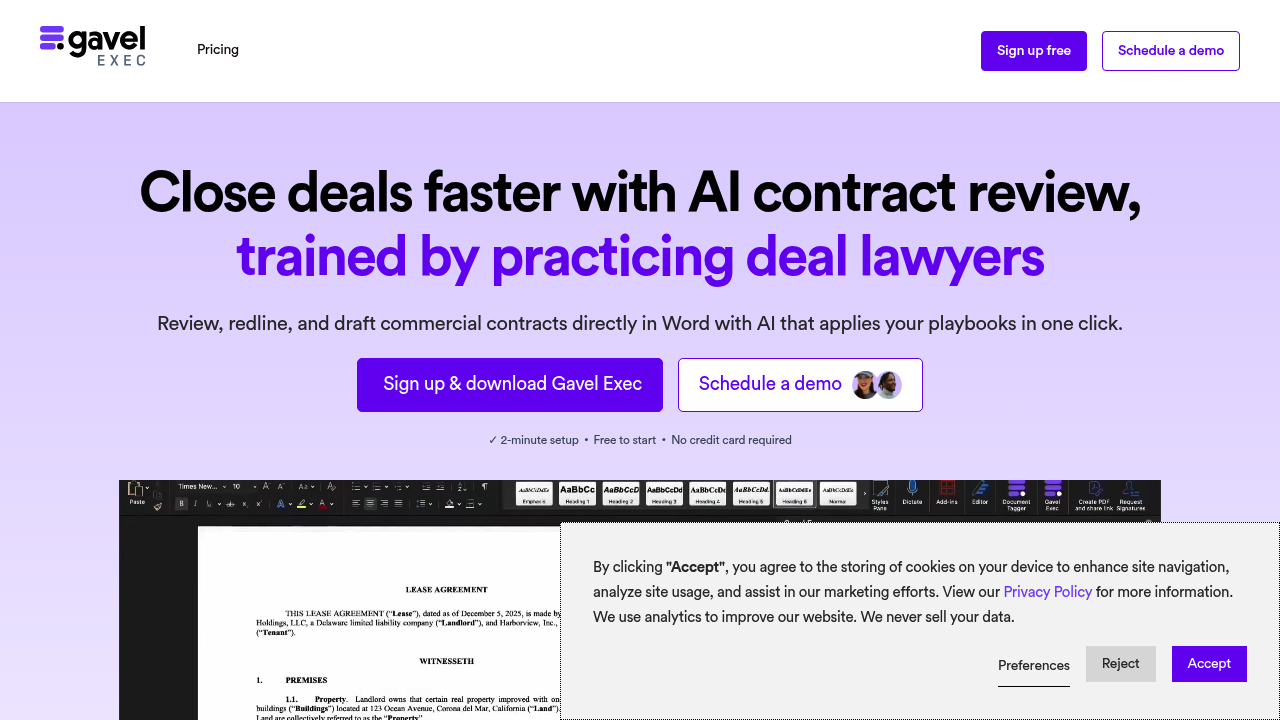 Gavel Exec screenshot