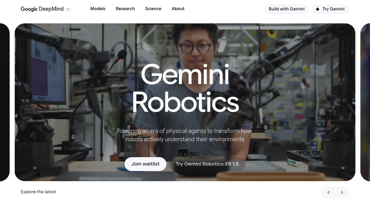 Gemini Robotics screenshot