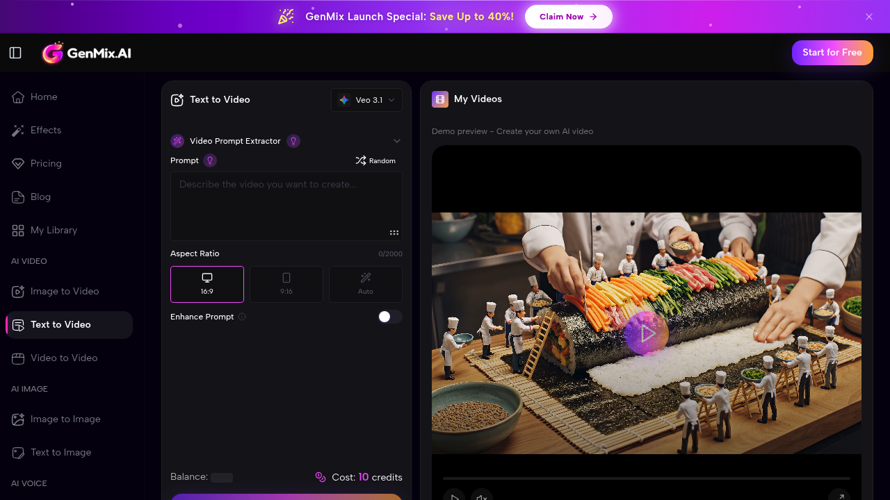 GenMix AI screenshot