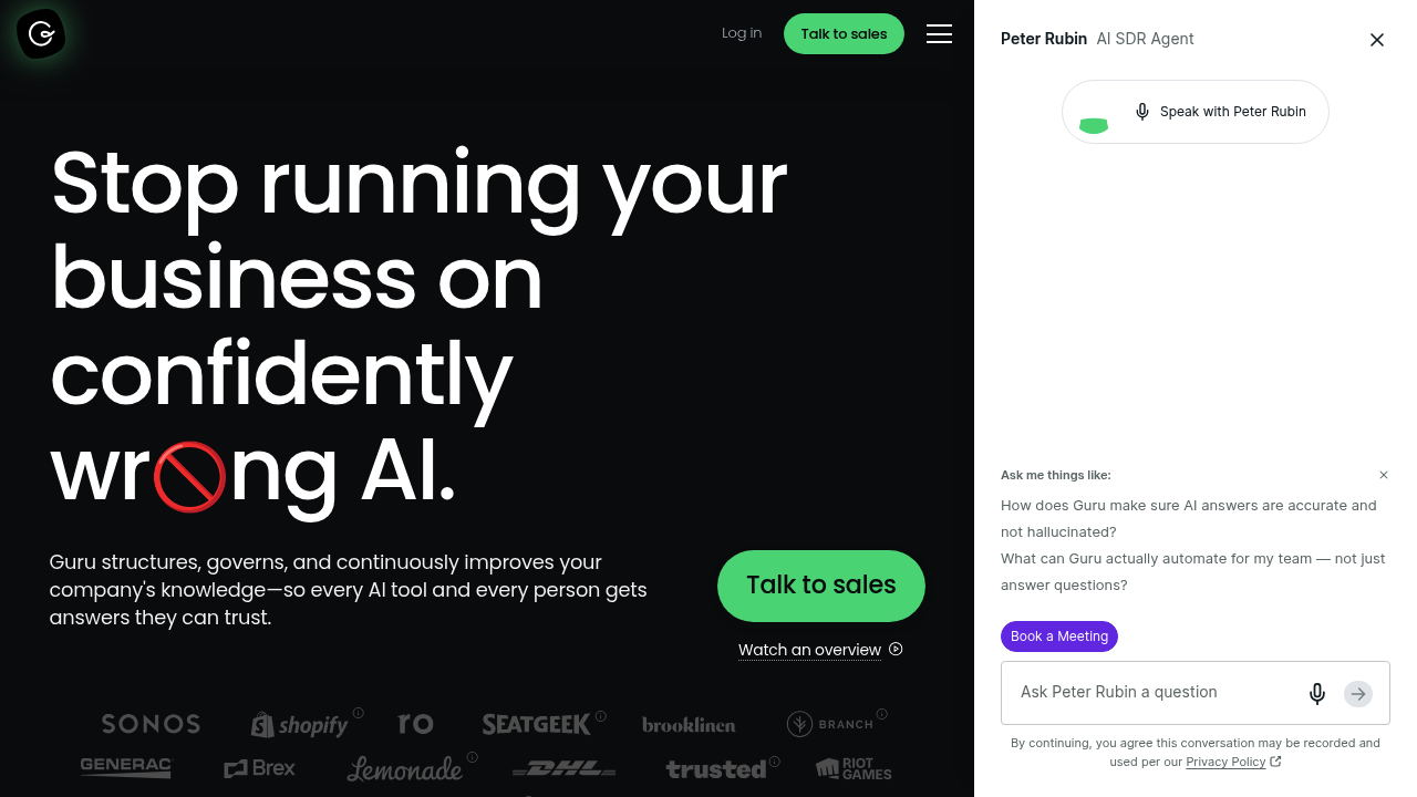 Guru screenshot