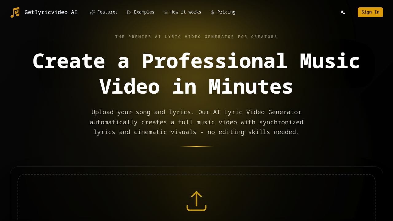 GetLyricVideo AI screenshot