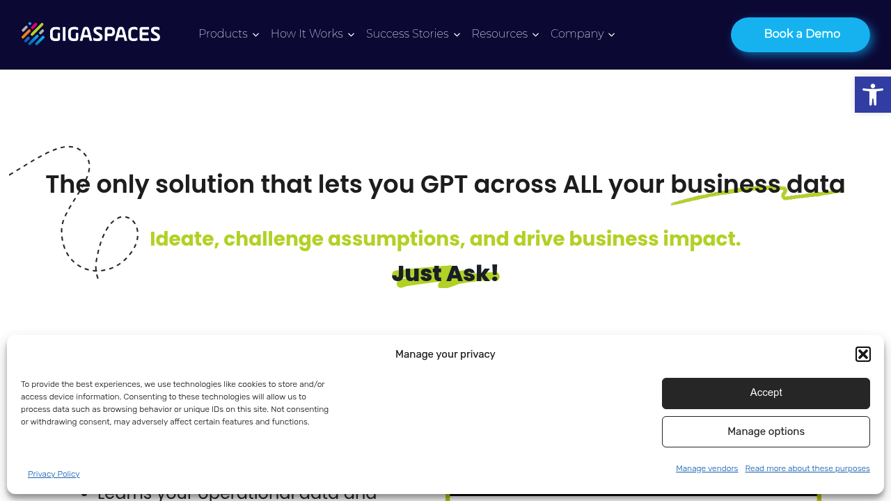 GigaSpaces eRAG GenAI screenshot