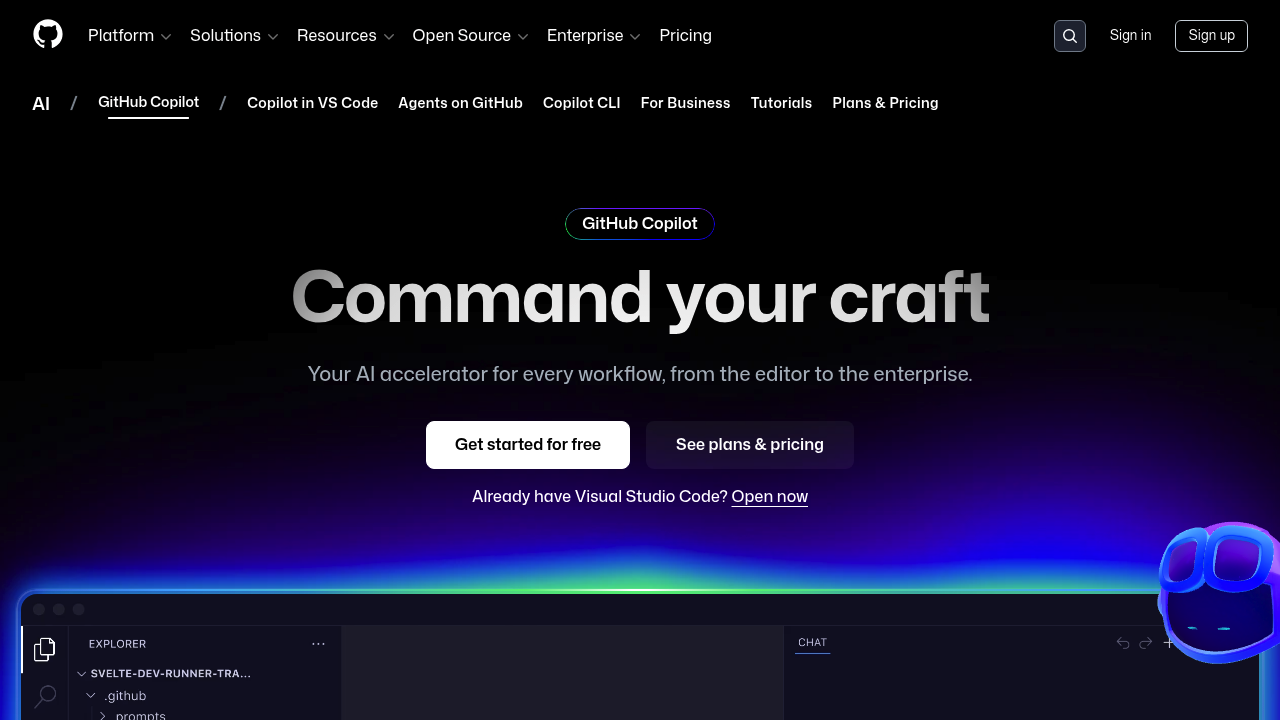 GitHub Copilot screenshot
