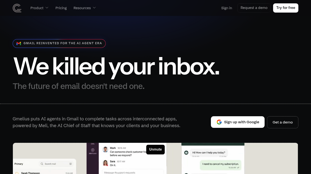 Gmelius screenshot