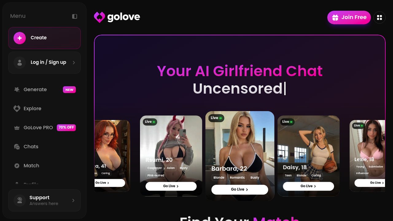GoLove AI screenshot