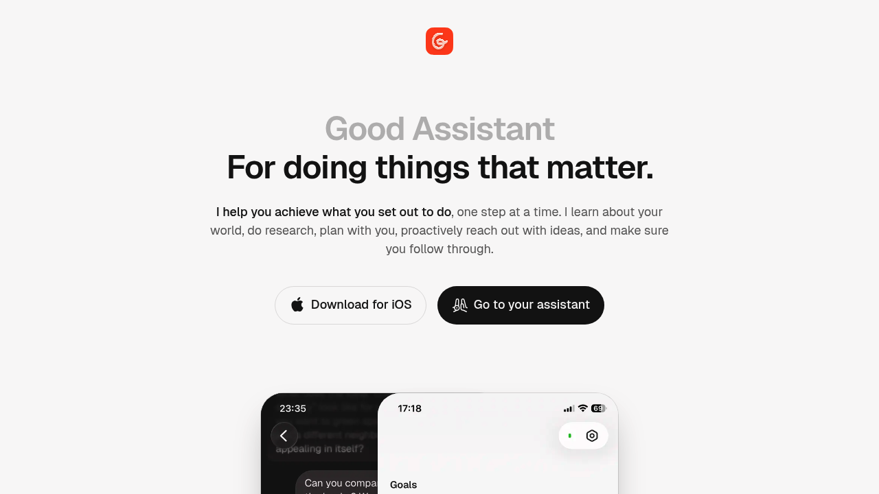 Good Assistant screenshot