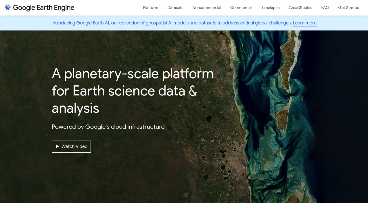 Google Earth Engine screenshot