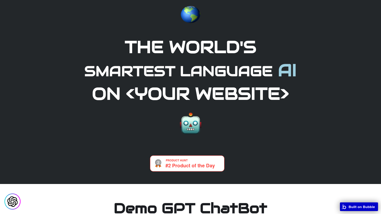 Chatbot GPT3 Plugin screenshot