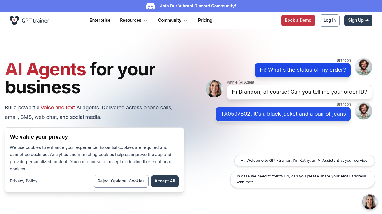 GPT Trainer screenshot