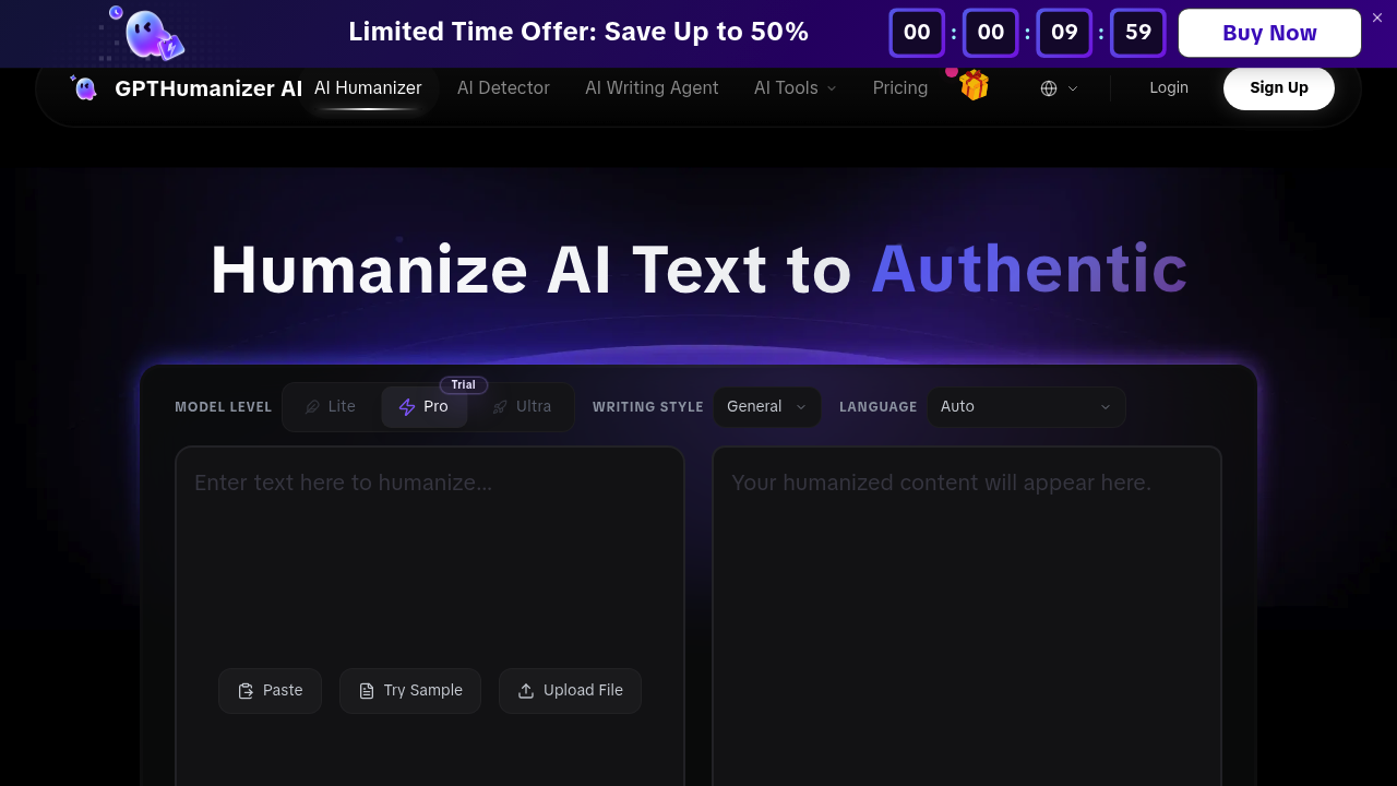 GPTHumanizer screenshot