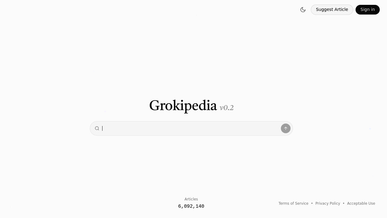 Grokipedia screenshot