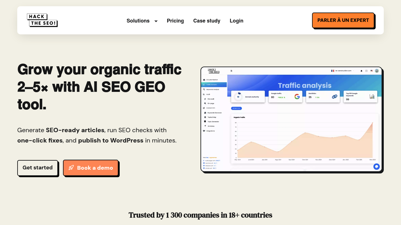 Hack the SEO screenshot