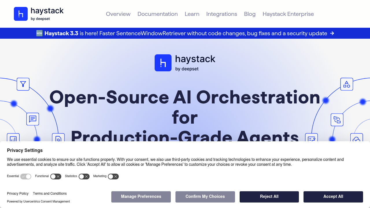 Haystack screenshot