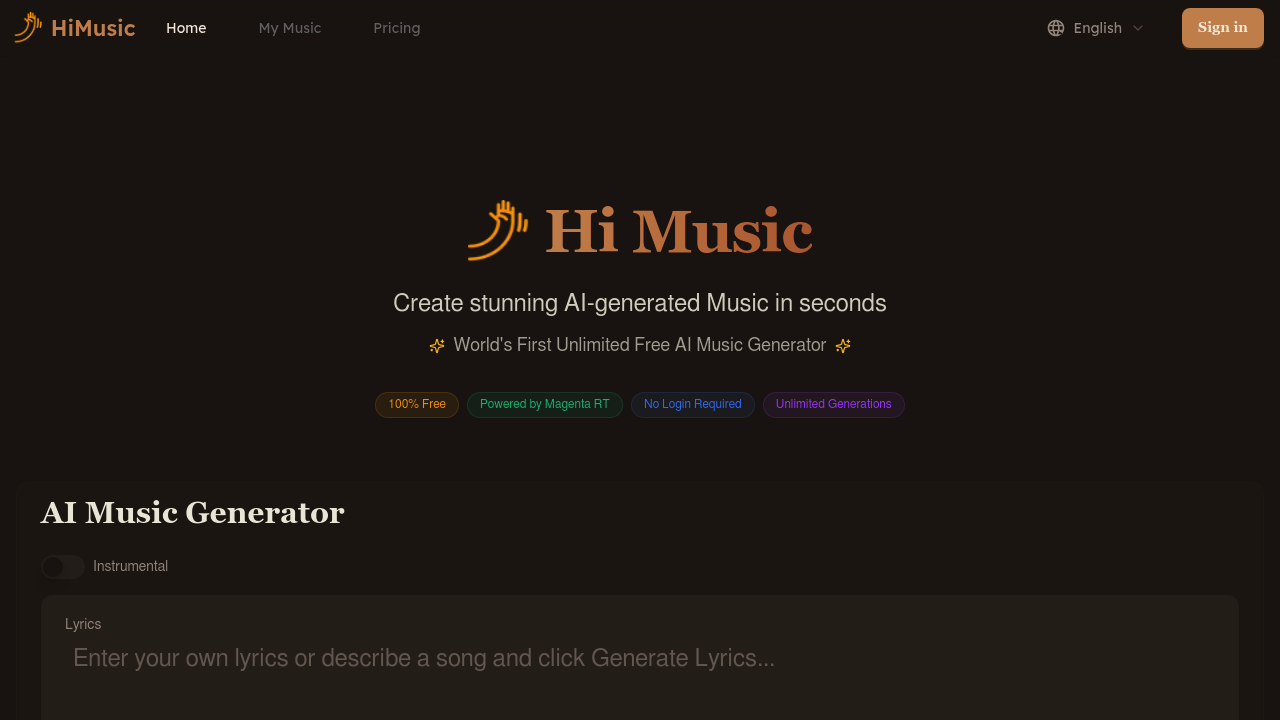 Hi Music screenshot