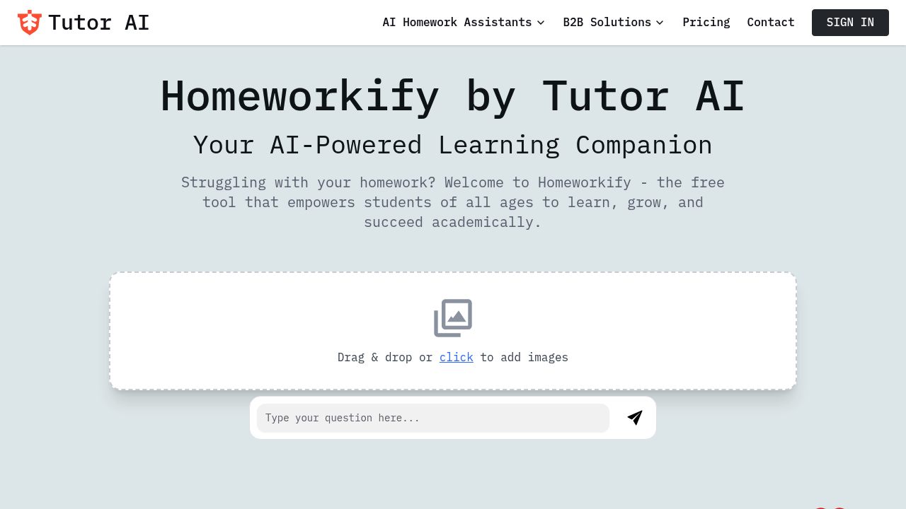 Homeworkify screenshot