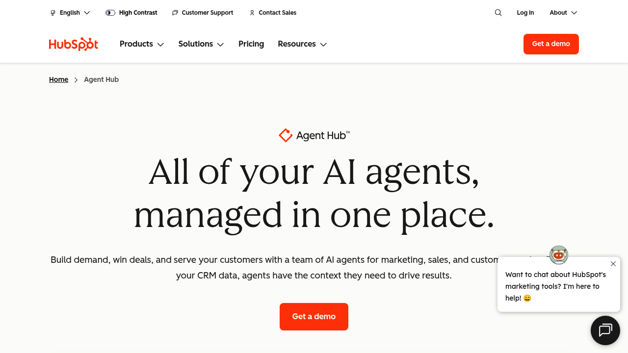 HubSpot Breeze screenshot
