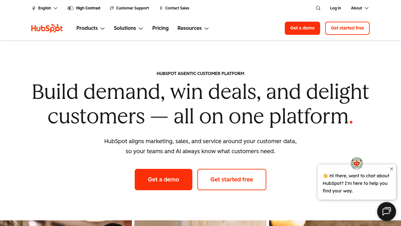 Hubspot screenshot