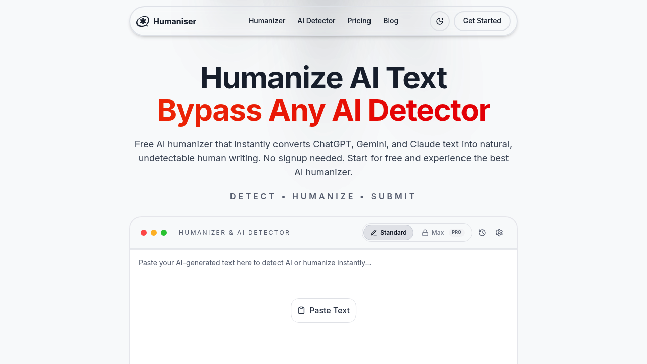 Humaniser screenshot