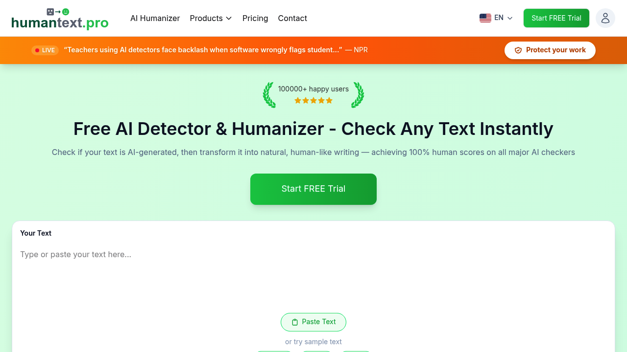HumanText.pro screenshot