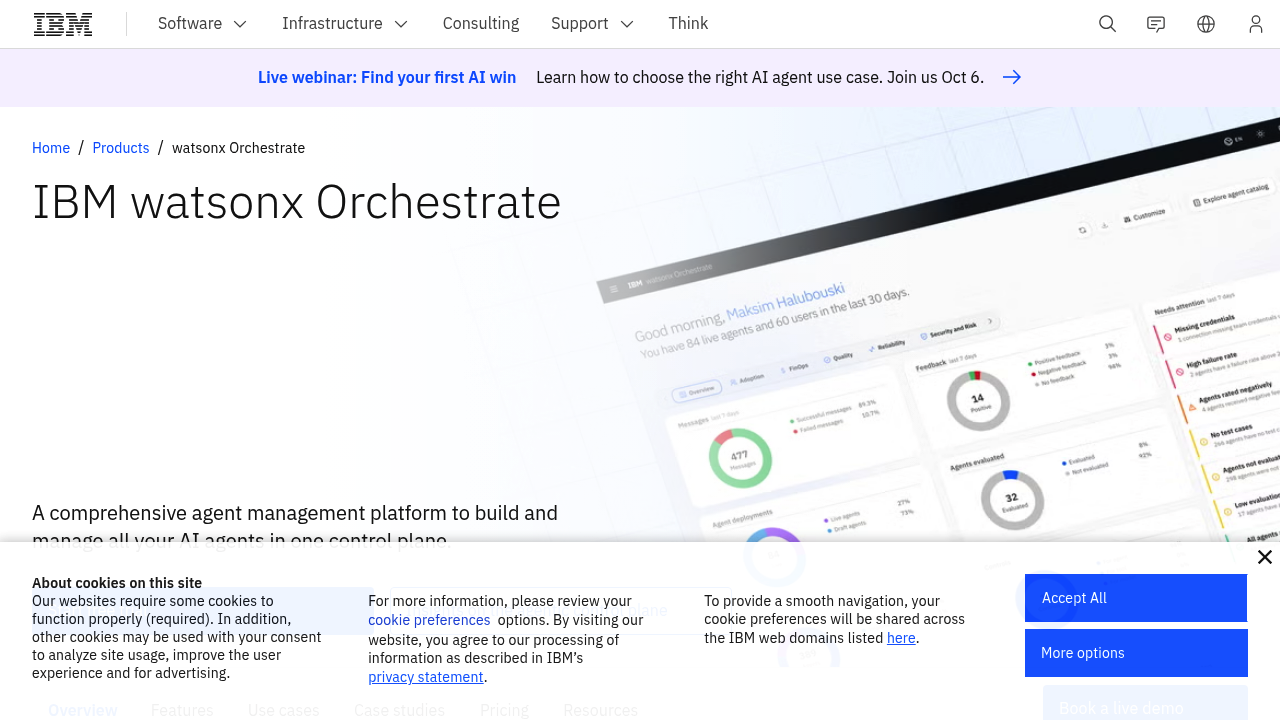 IBM watsonx Orchestrate screenshot