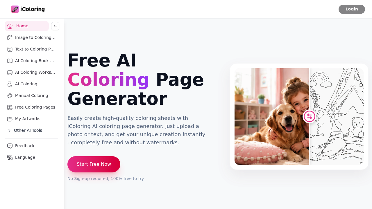 iColoring AI screenshot