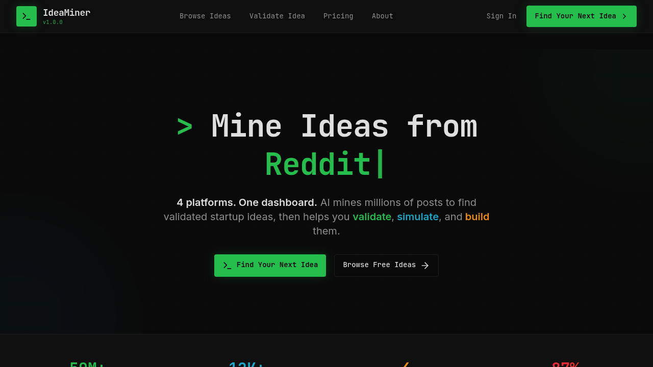 IdeaMiner screenshot