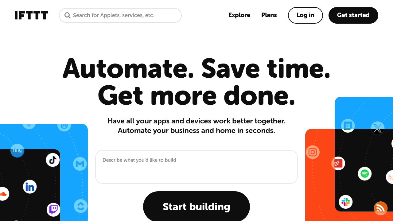 IFTTT screenshot