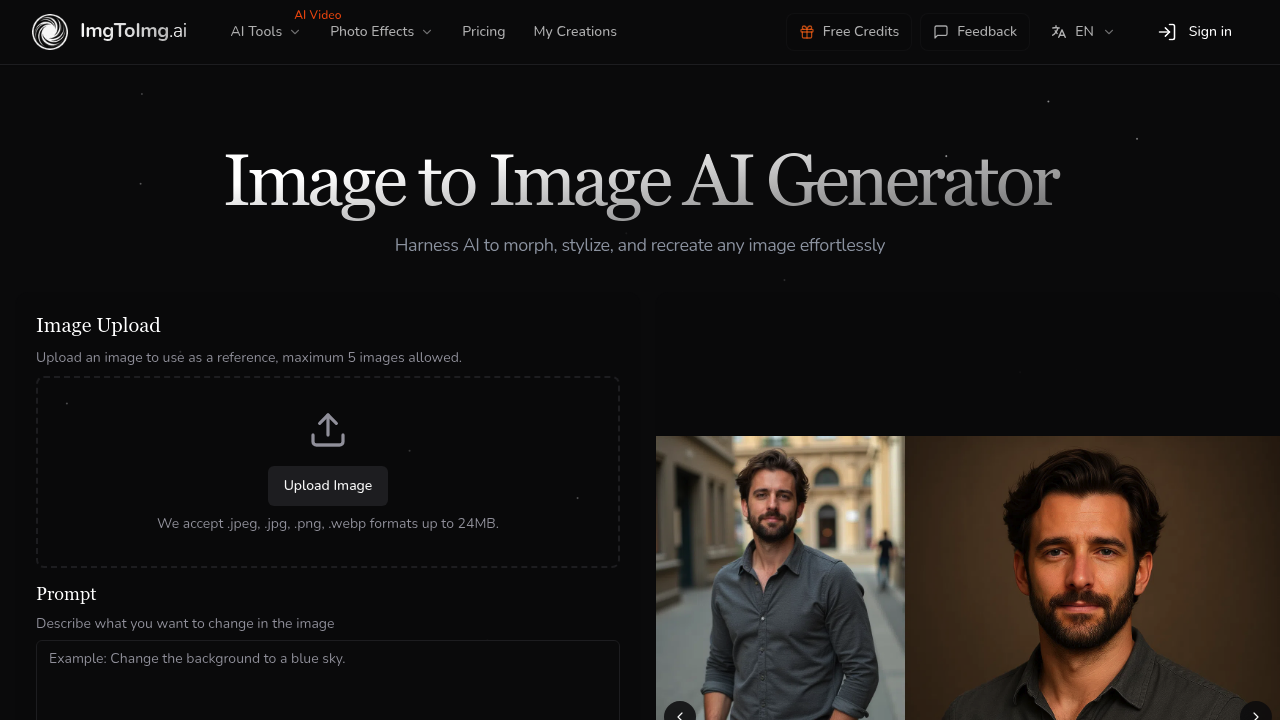 Image To Image AI screenshot