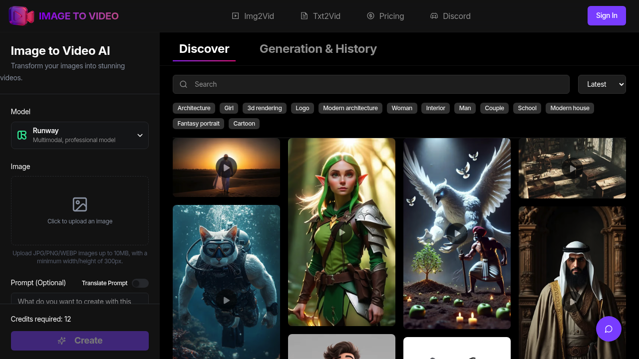 Image to Video AI screenshot