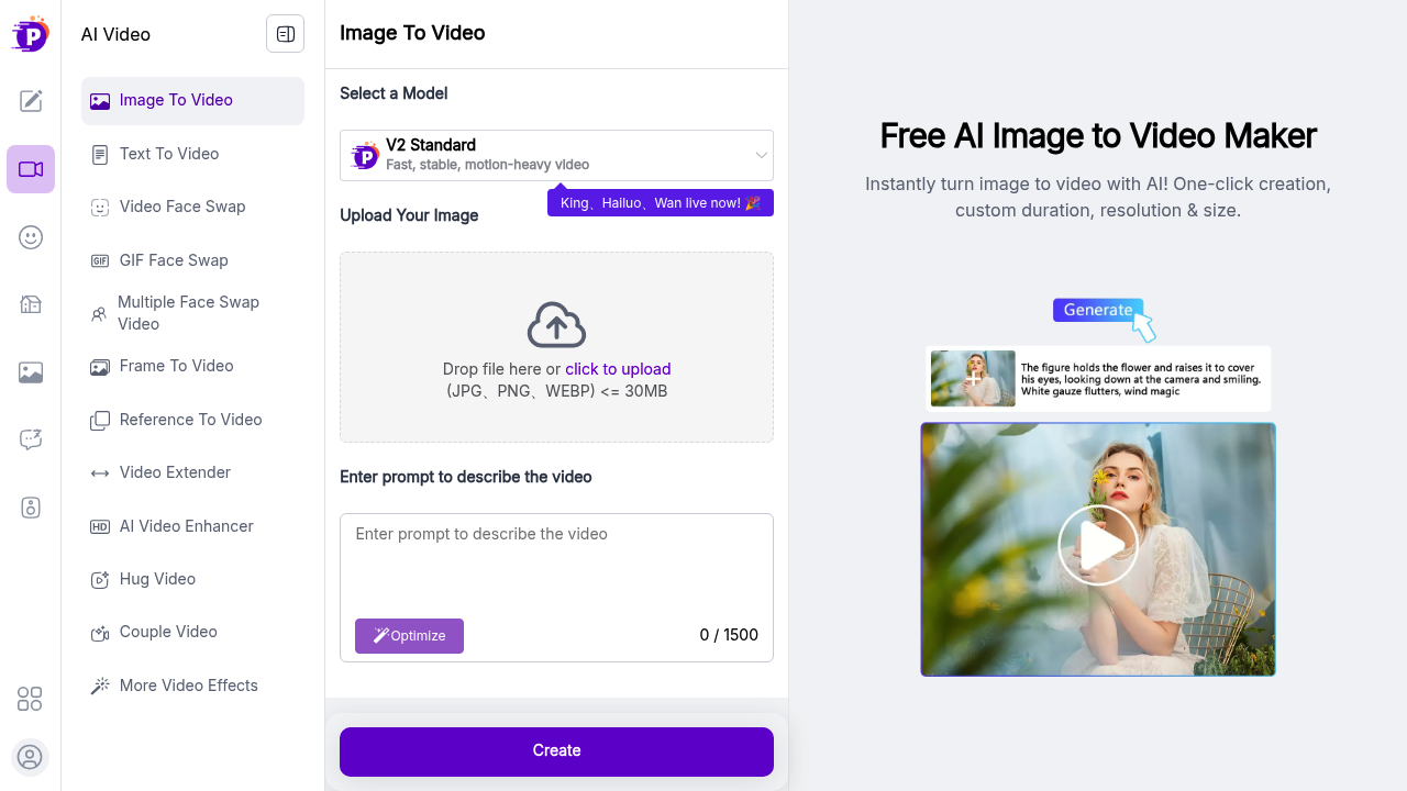 Image to Video by PixNova screenshot