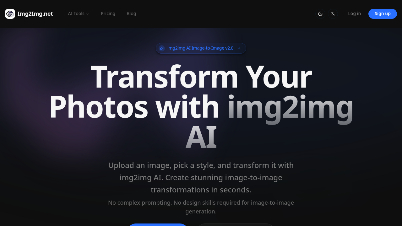 Img2Img.net AI screenshot