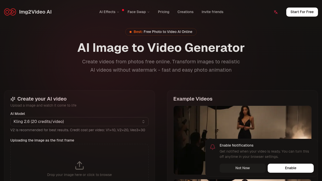 Img2Video AI screenshot