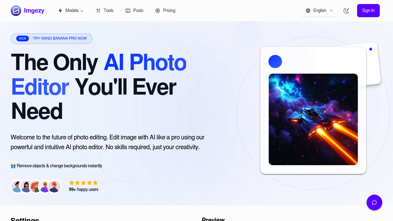 Imgezy | AI Photo Editor screenshot