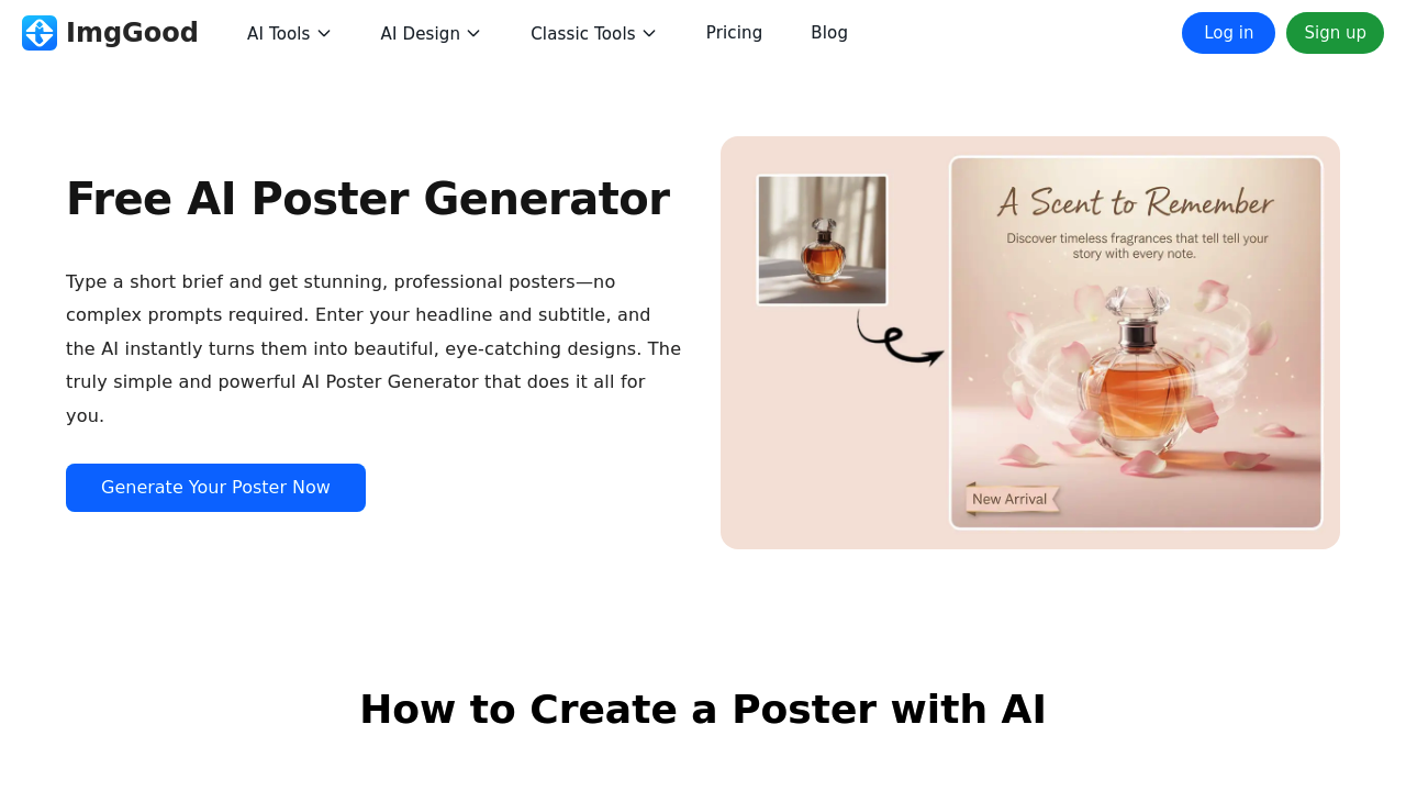 ImgGood AI | Poster Generator screenshot