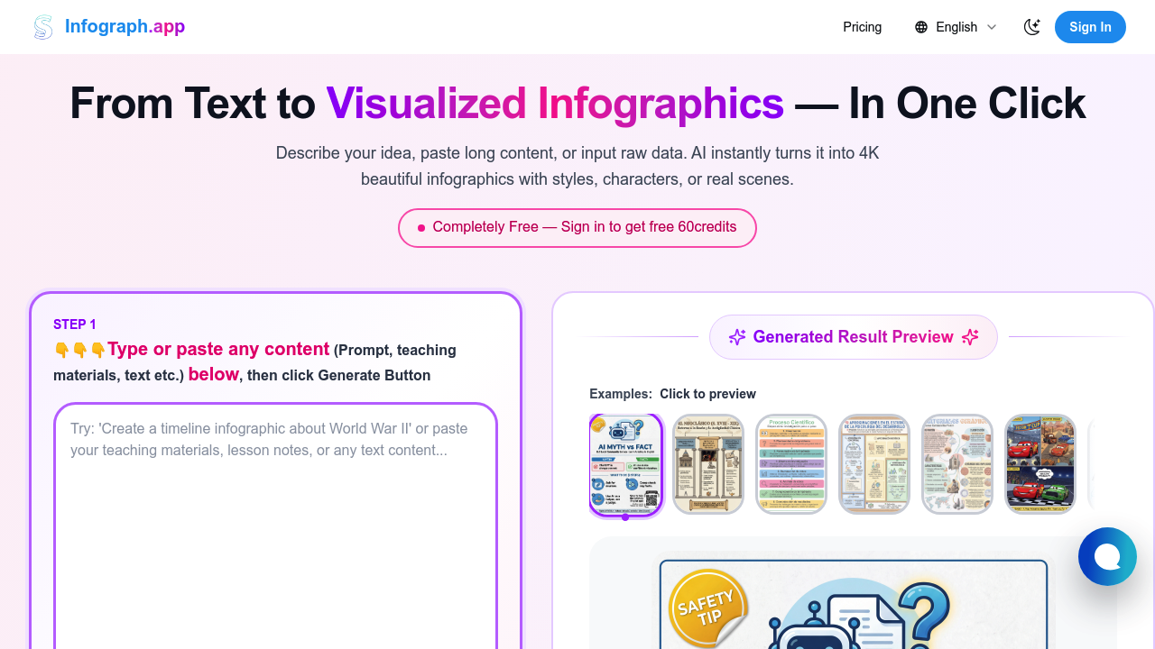 Infograph.app screenshot